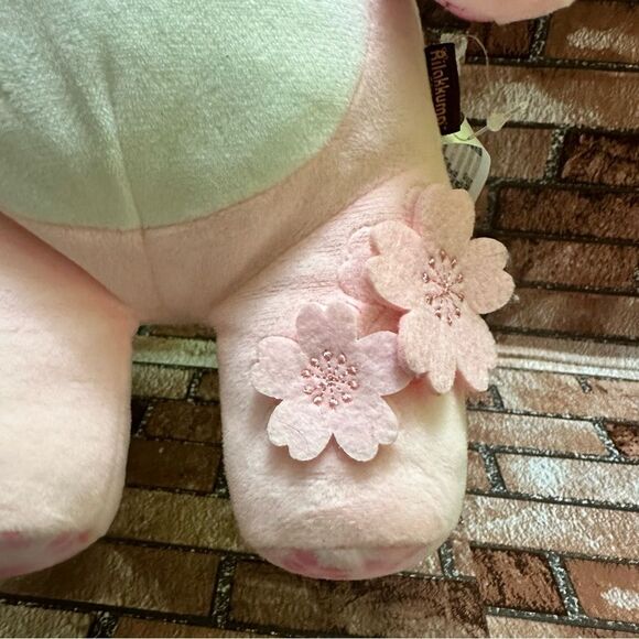 Rilakkuma cherry Blossom Sakura plush stuffed toy - Picture 4 of 9